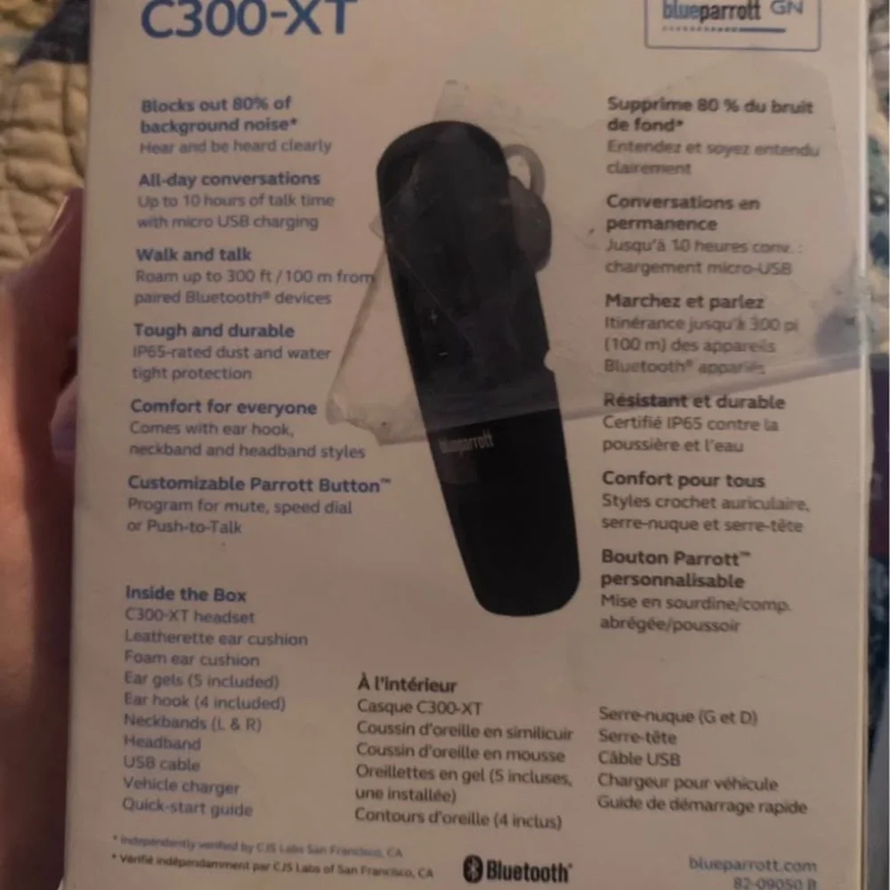 Parrot C300-XT Black Wireless Headset